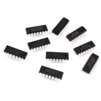 5PCS TEXAS INSTRUMENTS/TI SN74LS132N  Package:PDIP-14,